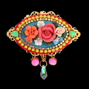 MOUCHKINE-JEWELRY- BROOCH - BROCHE FLORA